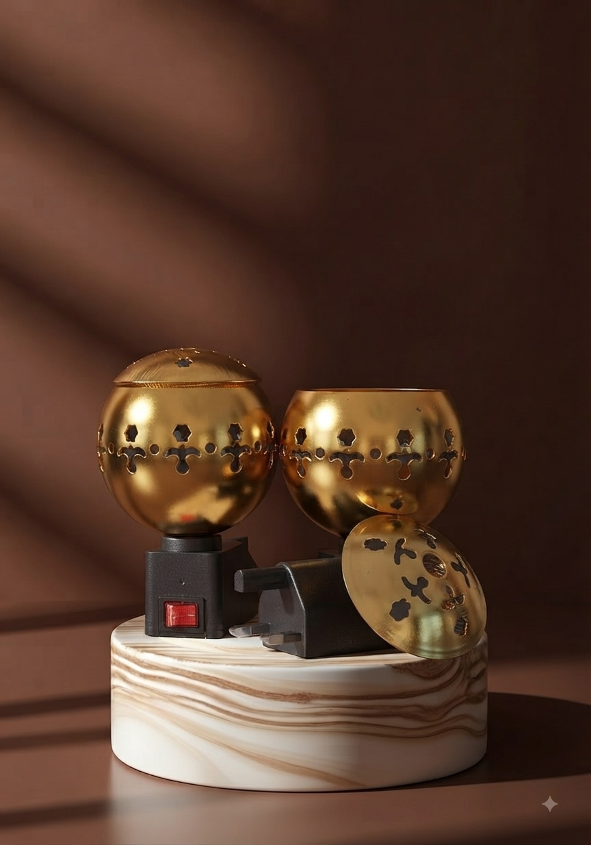 Electric Plug-in Mabkhara – Gold Bukhoor Burner
