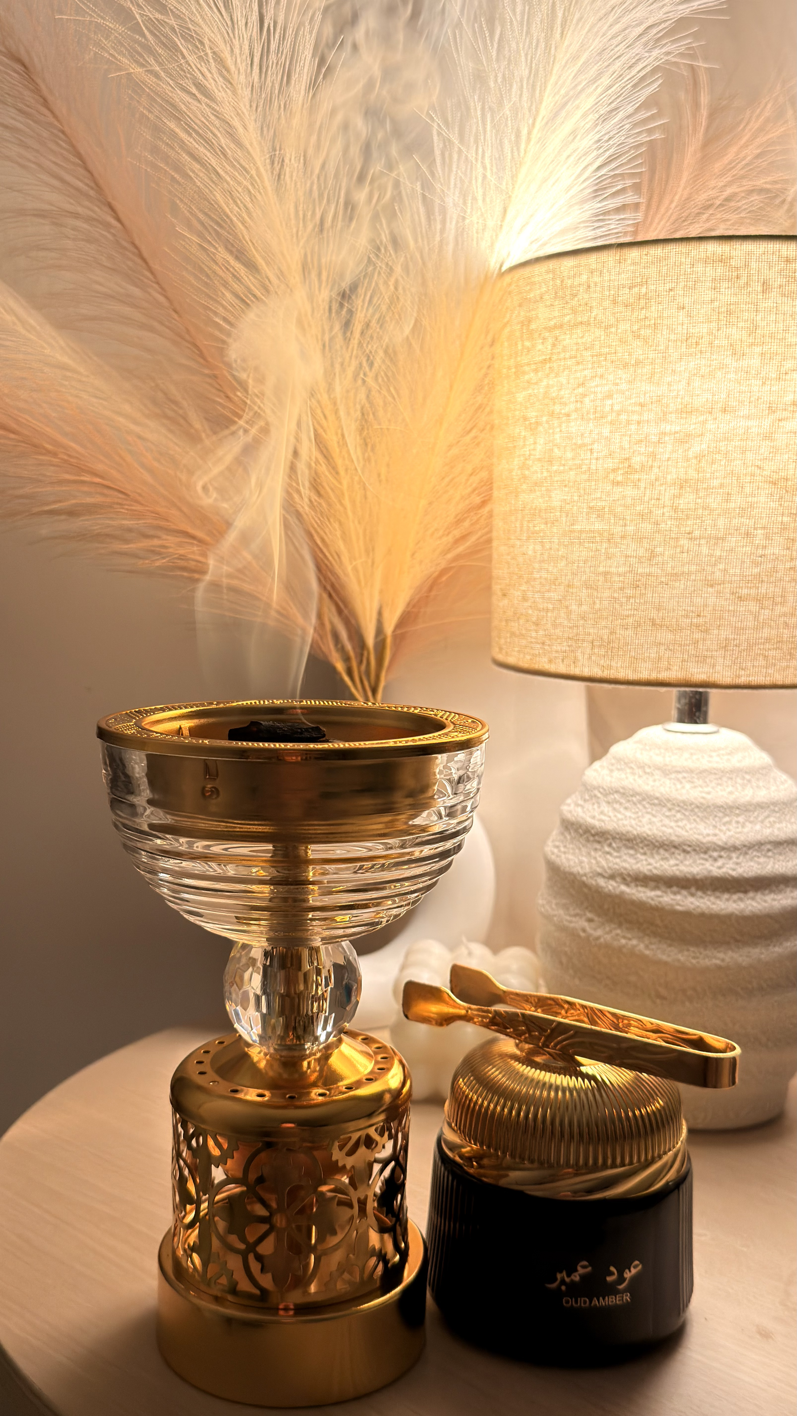 Gold Incense Burner Tongs – 11cm